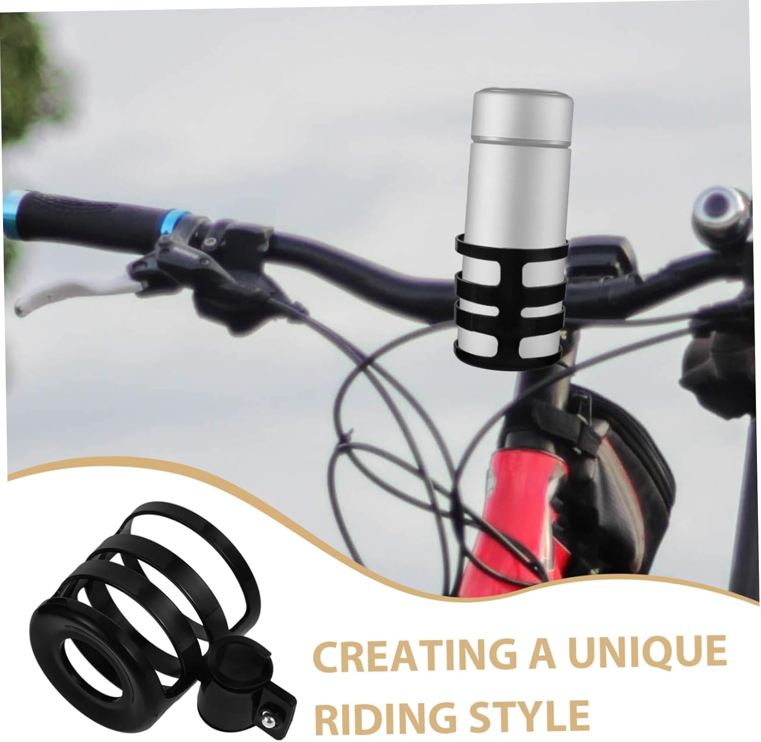 BESPORTBLE 5pcs Easy Install Bike Water Bottle Rack Storage for Bicycle Holder Cage for Drinks