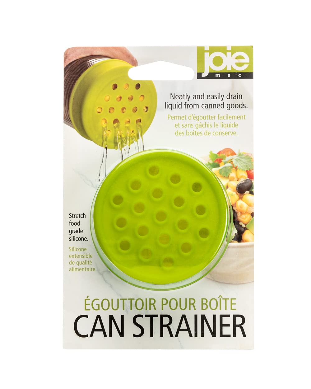 JoieStretch Silicone Can Strainer, Assorted