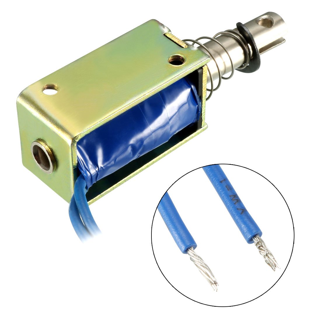 LIUCH DC 12V/24V Push-Pull-Linear-Magnet – Haltekraft 5N–65N, Hub 5–20 Mm, Offener Rahmen, Für Schalt-, Halte- & Bewegungsanwendungen – Bitte Beachten: Nur Intermittierenden Betrieb