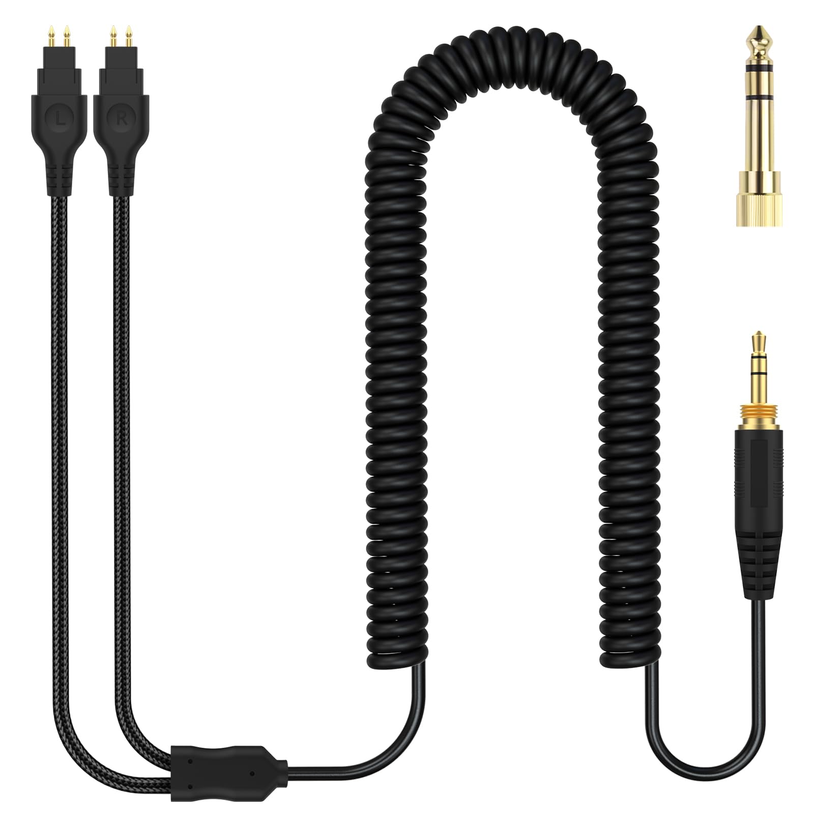 Zosvoses HD650 Ersatzkabel kompatibel mit Sennheiser HD650, HD600, HD580, HD58X, HD660S, HD660S2, Massdrop HD6XX Kopfhörer, 2-3 m