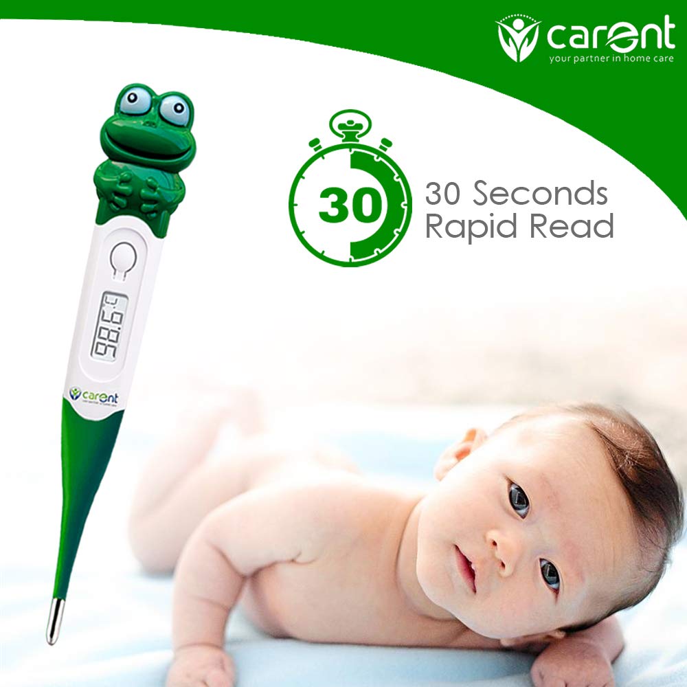 Carent Waterproof Premium Digital Flexible Thermometer with Alarm (DMT-437-F) - Green | CE & FDA Certified | 5 Years warranty - Image 5 thumbnail