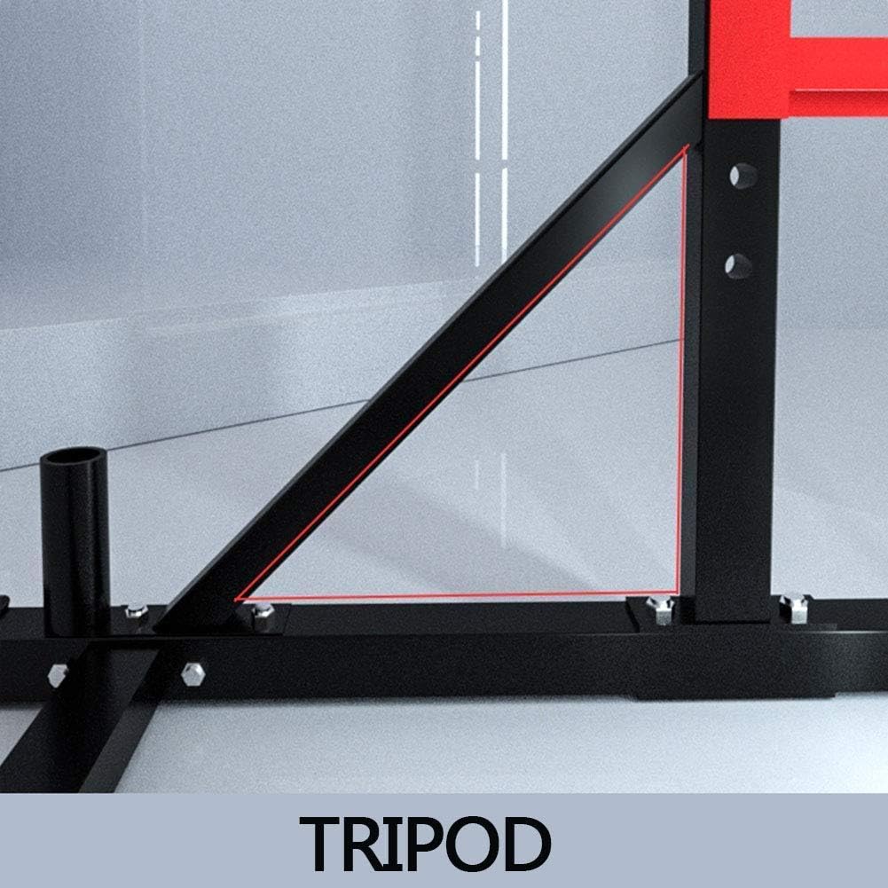 Barbell Rack, Adjustable Squat Rack Strength Training Fitness Barbell, Squat Stands Rack Barbell Free Press Bench Home Gym Strength Training Stand Fitness