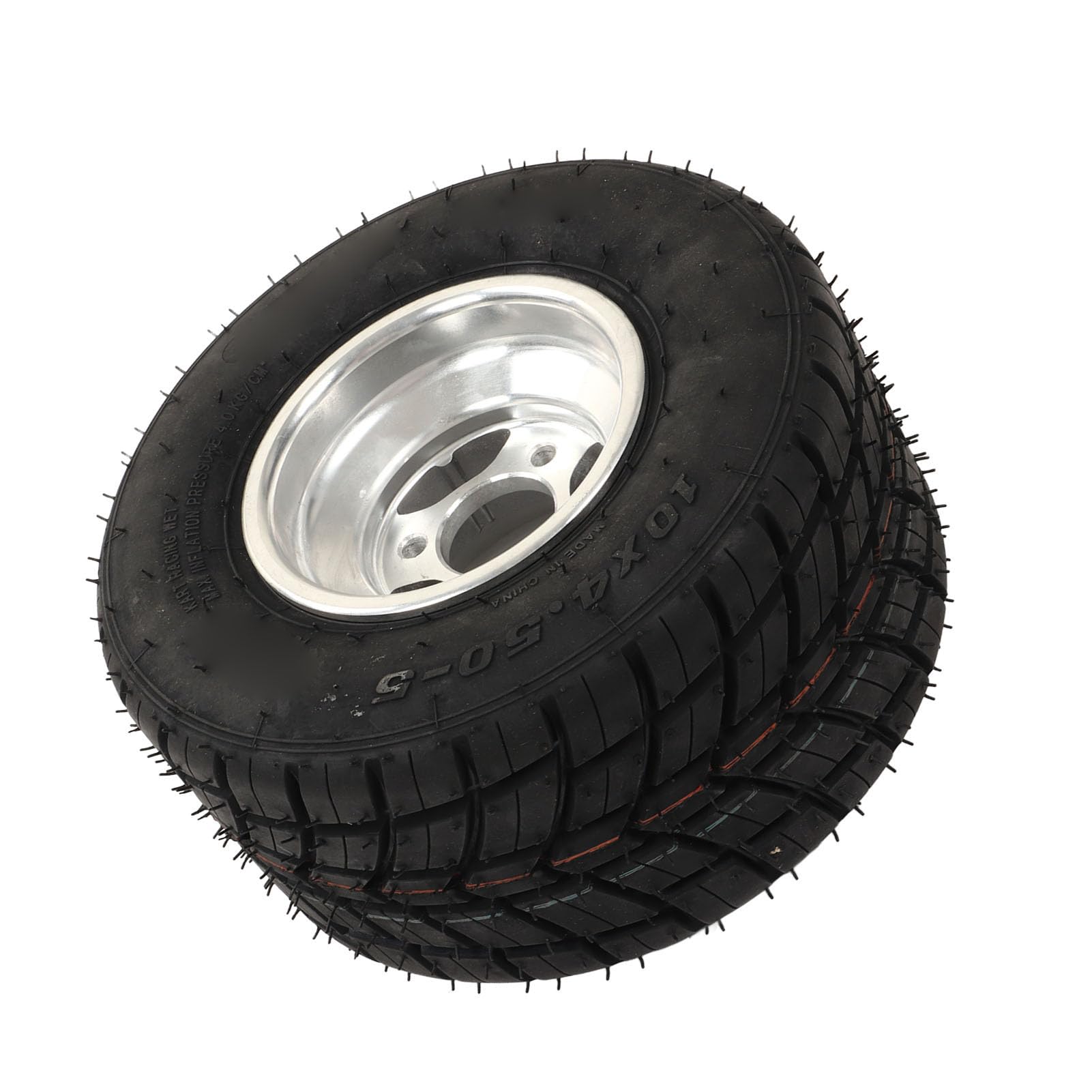 Opona UTV, 10x4,50–5 Gumowa Aluminiowa Eksplozja Opona Gokartowa UTV z Hubem, Uniwersalne Koło ATV, Pojazd Rolniczy