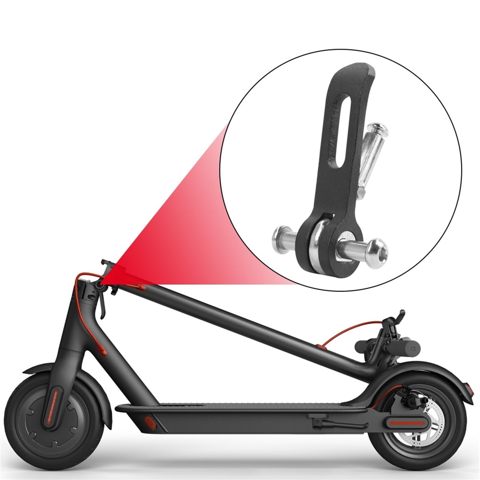 Viti di bloccaggio del bullone della Cerniera Pieghevole Viti a Gancio fisse compatibili for Xiaomi Compatibile for Mijia M365 Riparazione Scooter Elettrico Parti in Acciaio temprato