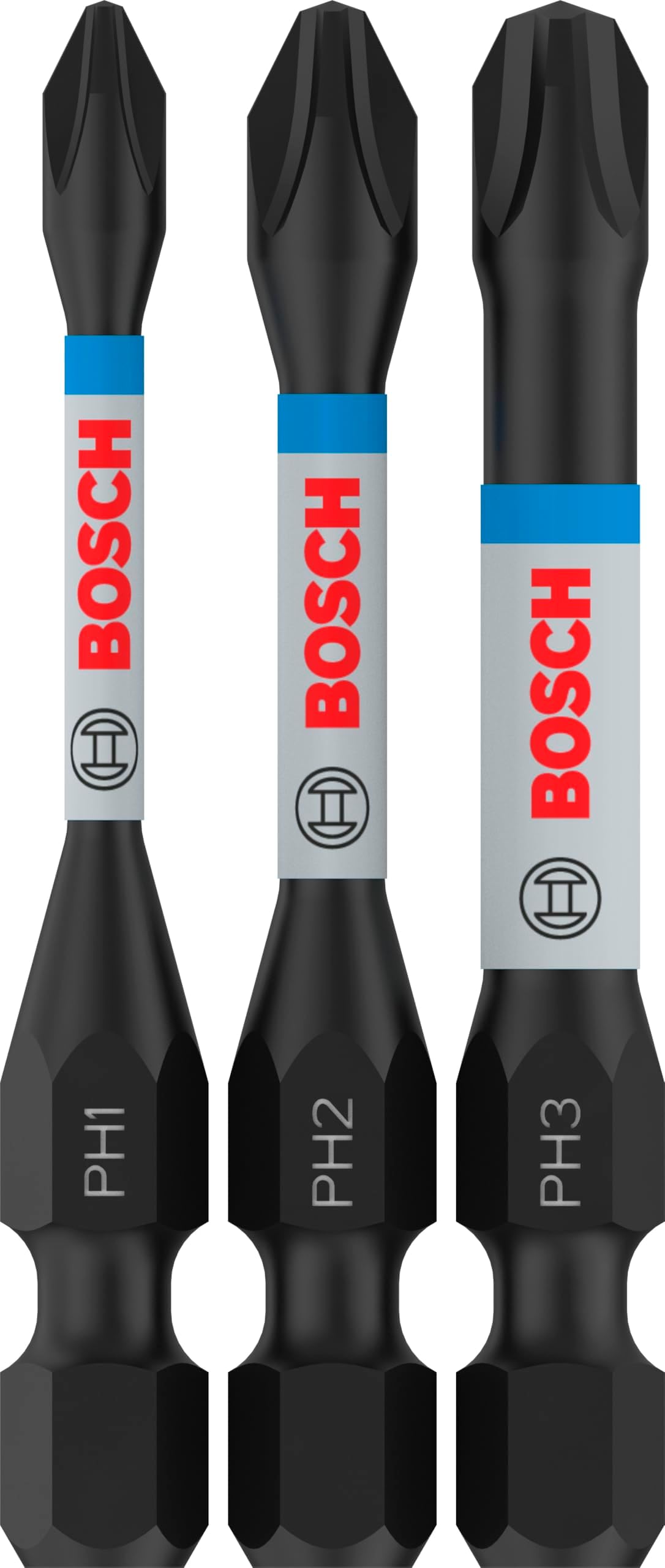 BOSCH3X PRO Phillips Impact Bit (120 x 50 mm, Professional Accessory Screwdriver, Screwdriver)
