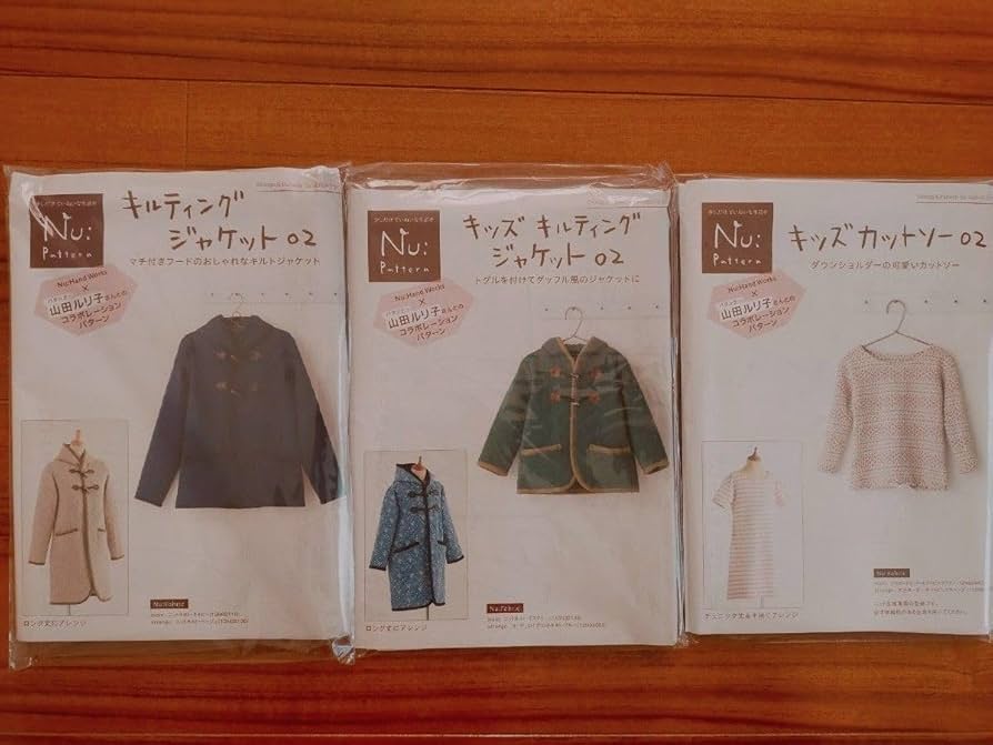 Amazon | ヌウハンドワークス 型紙 パターン キッズ レディース
