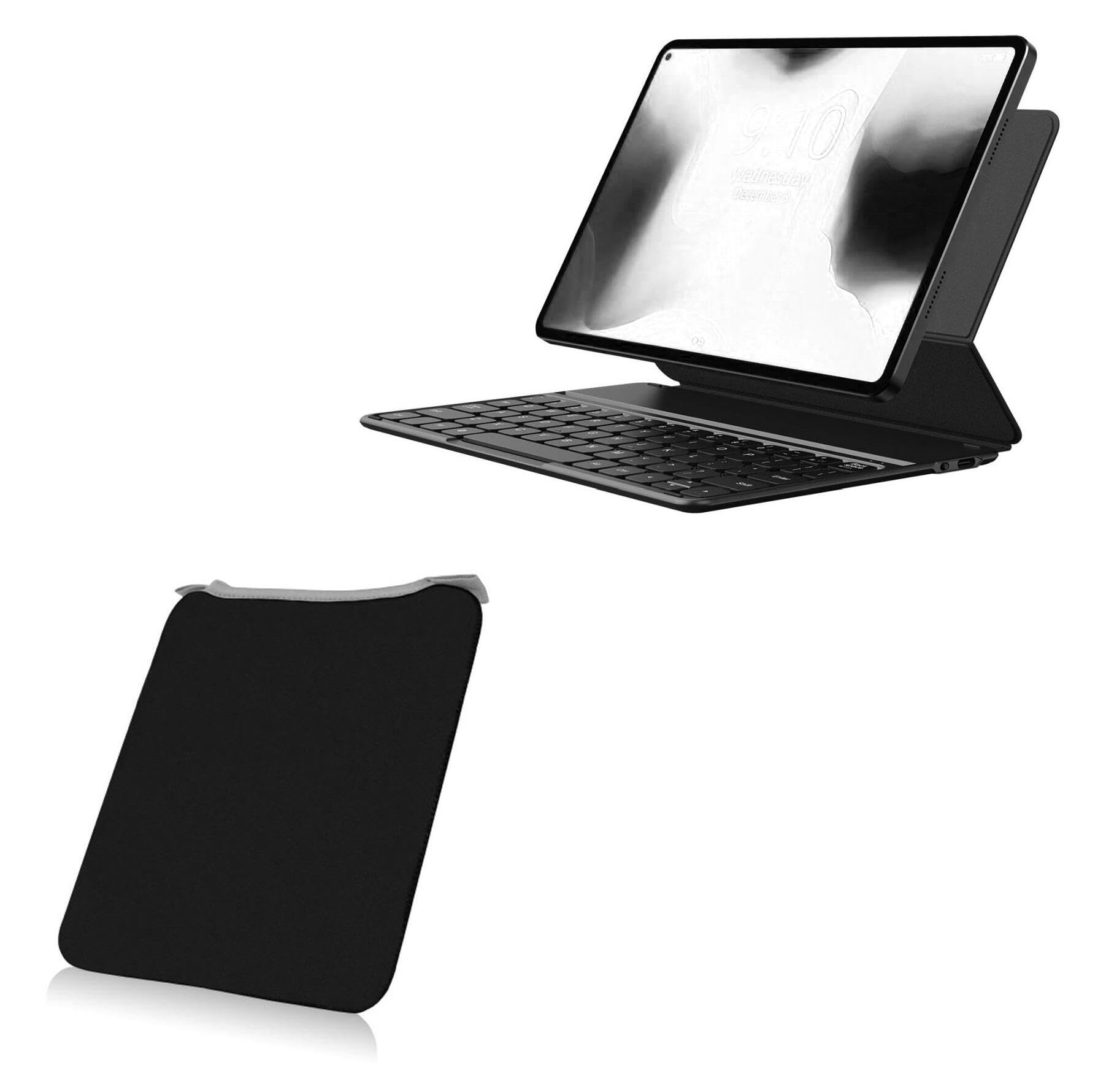 BoxWave Case Compatible with Chuwi HiPad Pro - SlipSuit, Soft Slim Neoprene Pouch Protective Case Cover - Jet Black