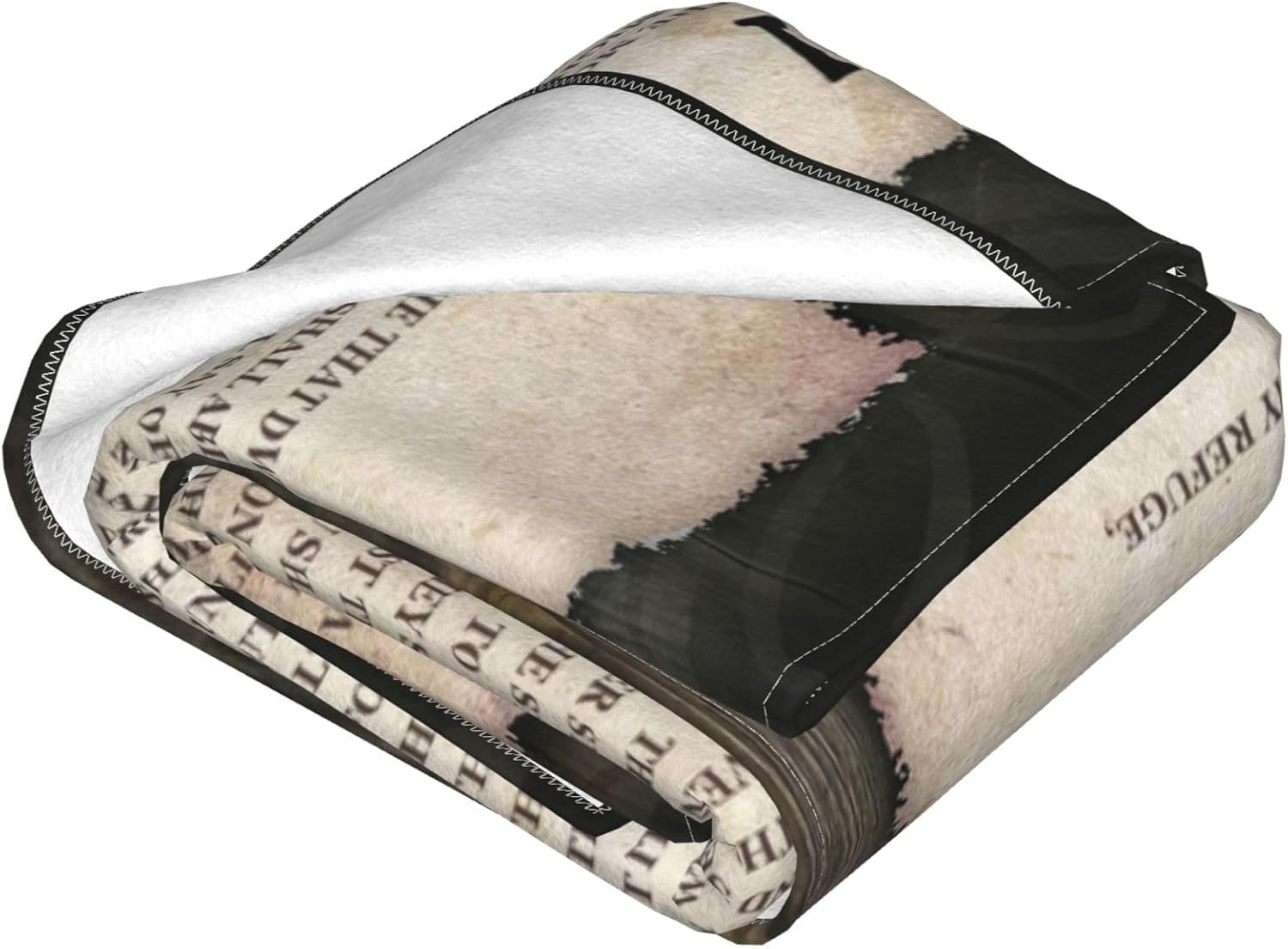 Psalm 91 Blanket Christian Gifts Psalm 91Bible Verse Blanket Religious Faith Catholic Scripture Throw Blanket for Women Men Winter Super Warm Soft Plush Fleece Flannel Blanket for Adult Kids 60"X50" - Image 2