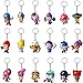 Brawl Stars Blind Bags Party Favors Set - Bundle with 6 Surprise Keychain Mystery Figures, Stickers | Bag Clips for Kids