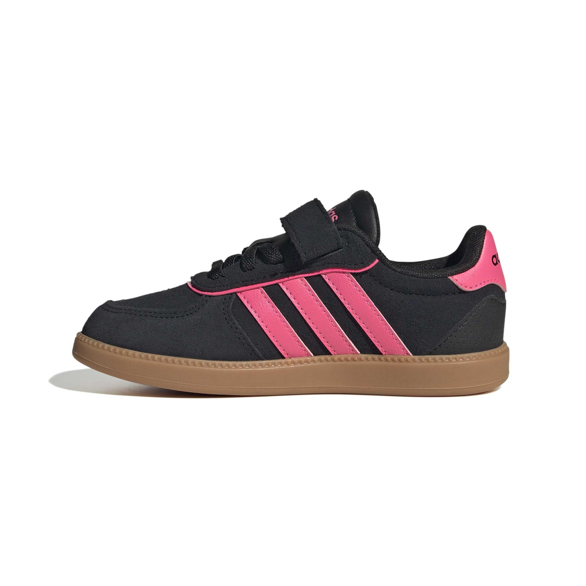 adidas Unisex Kids Breaknet Sleek Children Shoes, Core Black/Lucid Pink/Core Black, 1 UK