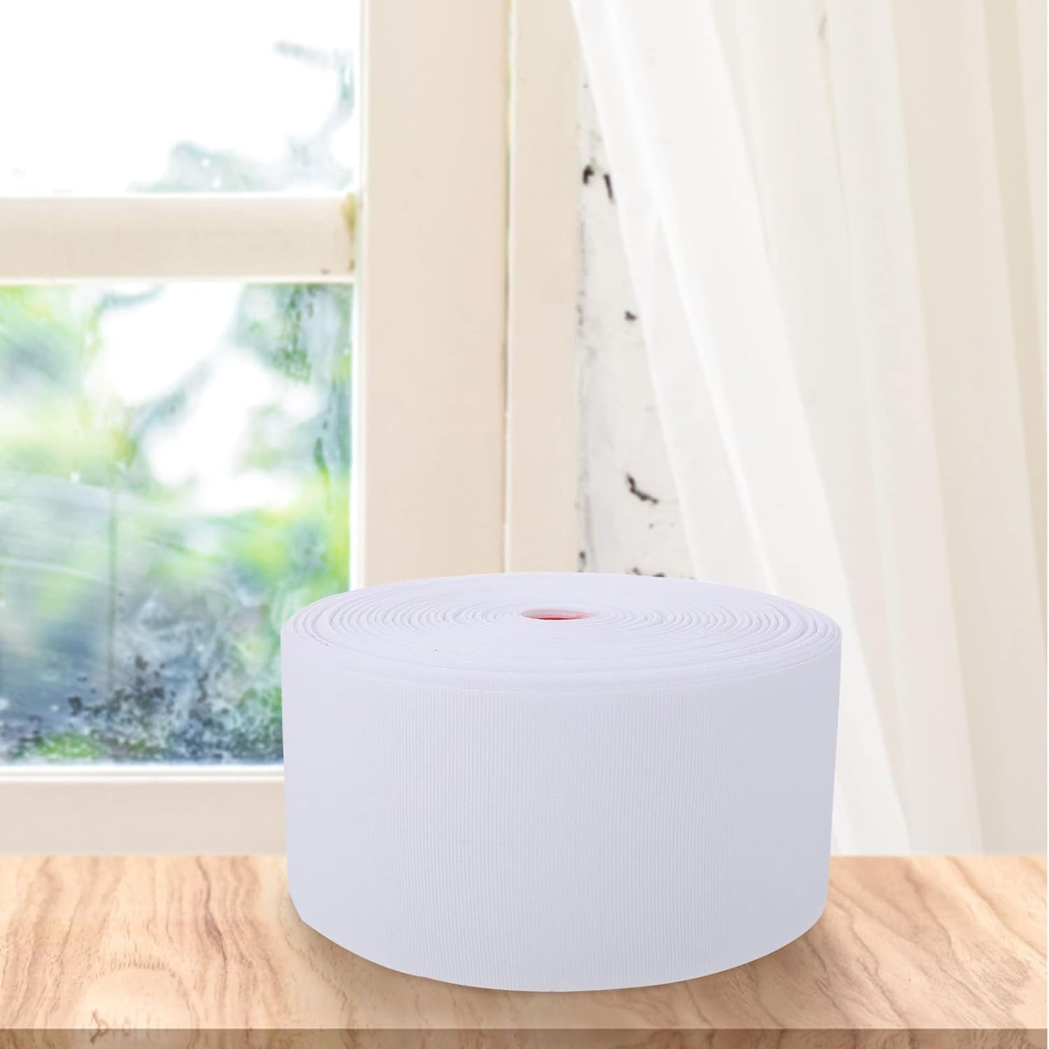 Milisten White Gaffer Tape Wide Curtain Tape Curtain Heading Deep for Accessory DIY Decor