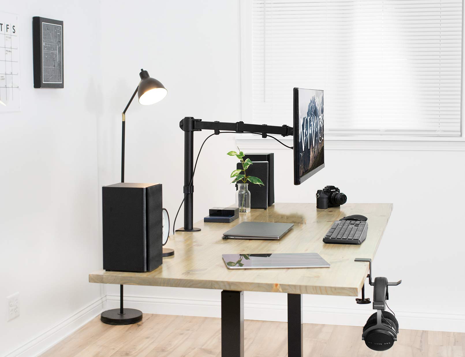 シングル液晶ディスプレイ液晶モニター デスク取り付けスタンド 最大27インチ Amazon.co.jp: VIVO シングル液晶ディスプレイ液晶モニター