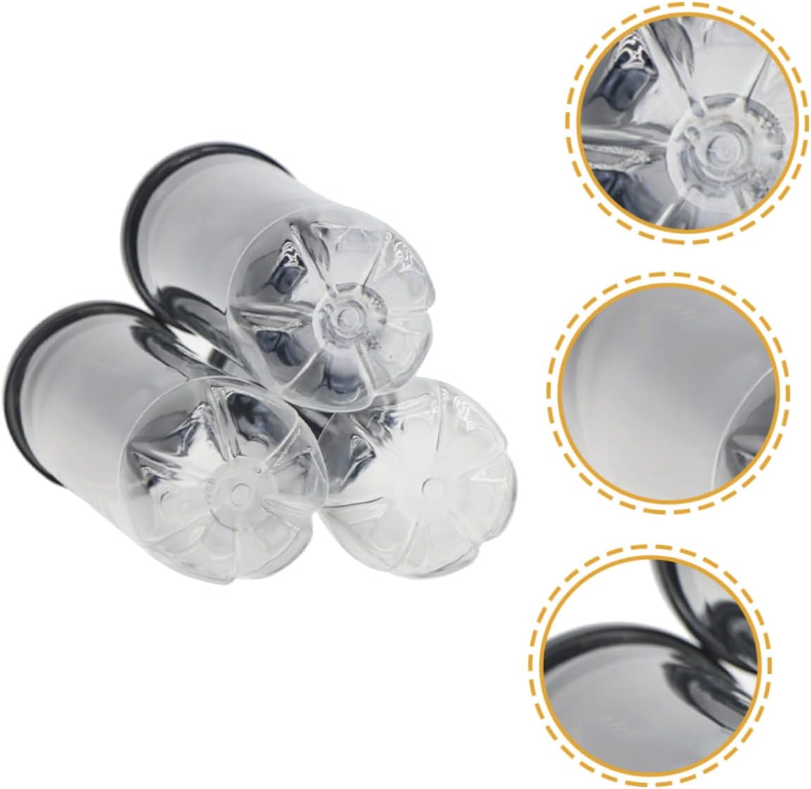 TOYANDONA Tennis Balls Holder Container Durable Organizer Sports Supplies Reusable Transparent Design for Patterns