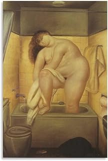 Tribute to Bonnard by Fernando Botero Painting Picture Print Canvas Poster Wall Paint Art Posters Decor Modern Home Artworks Gift Idea 08x12inch(20x30cm)
