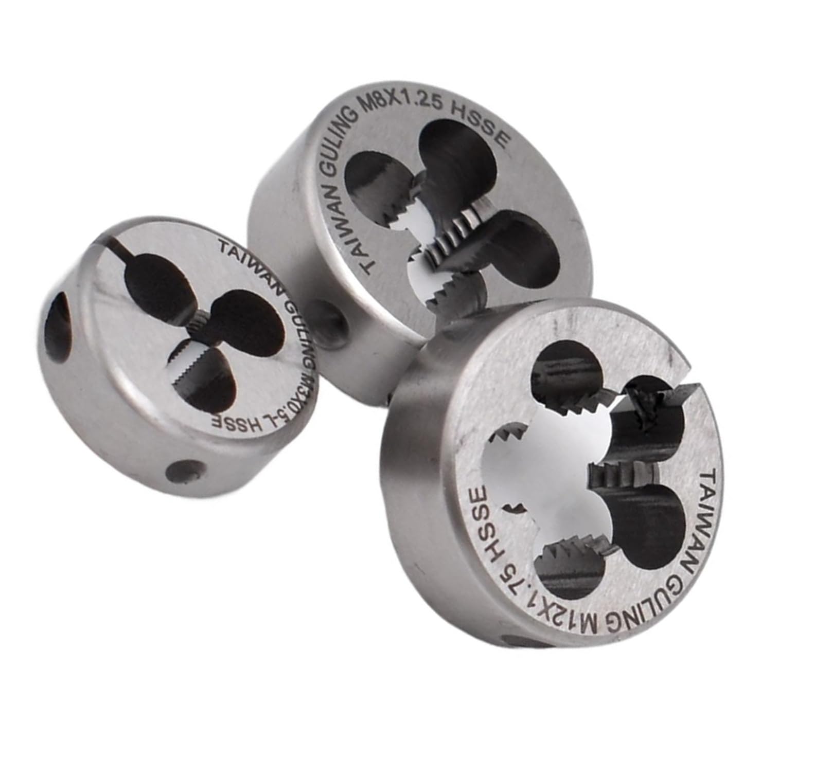 Troquel de rosca métrica redonda HSSE M18×1/1,5/2,5 - Troquel de corte de rosca fina ajustable, 1 pieza(M20x1.5)