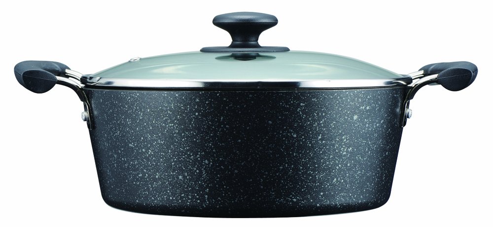 IH対応マーブルコート 両手鍋24cm IH対応マーブルコート 両手鍋24cm