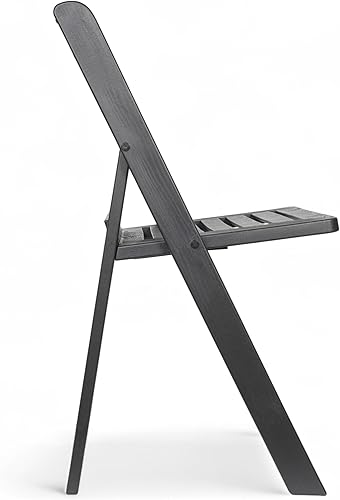 Miniatura 13 de Flash Furniture Hercules - Silla plegable comercial para interiores y exteriores, aspecto de madera, resistente a la intemperie, diseño ligero, uso