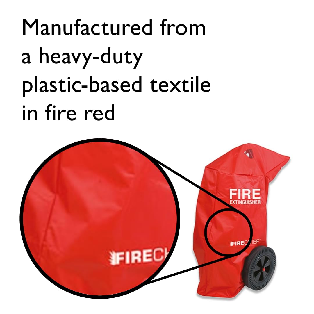 Firechief RPV8 - Funda para extintor (50 kg), color rojo