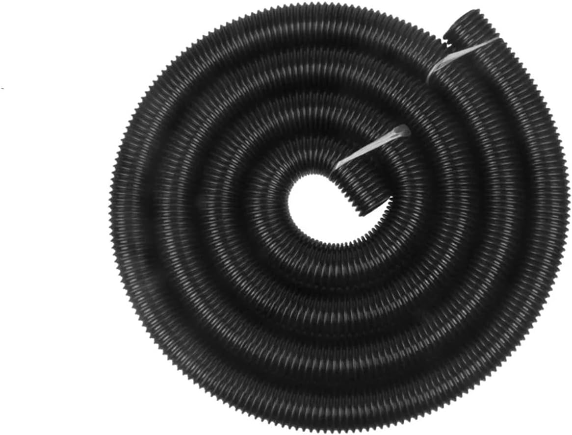 1m 内径35mm ブラック/グレー 掃除機用ホース ベローズ スレッドホース ソフトチューブ 掃除機パーツ 継手(Black ho