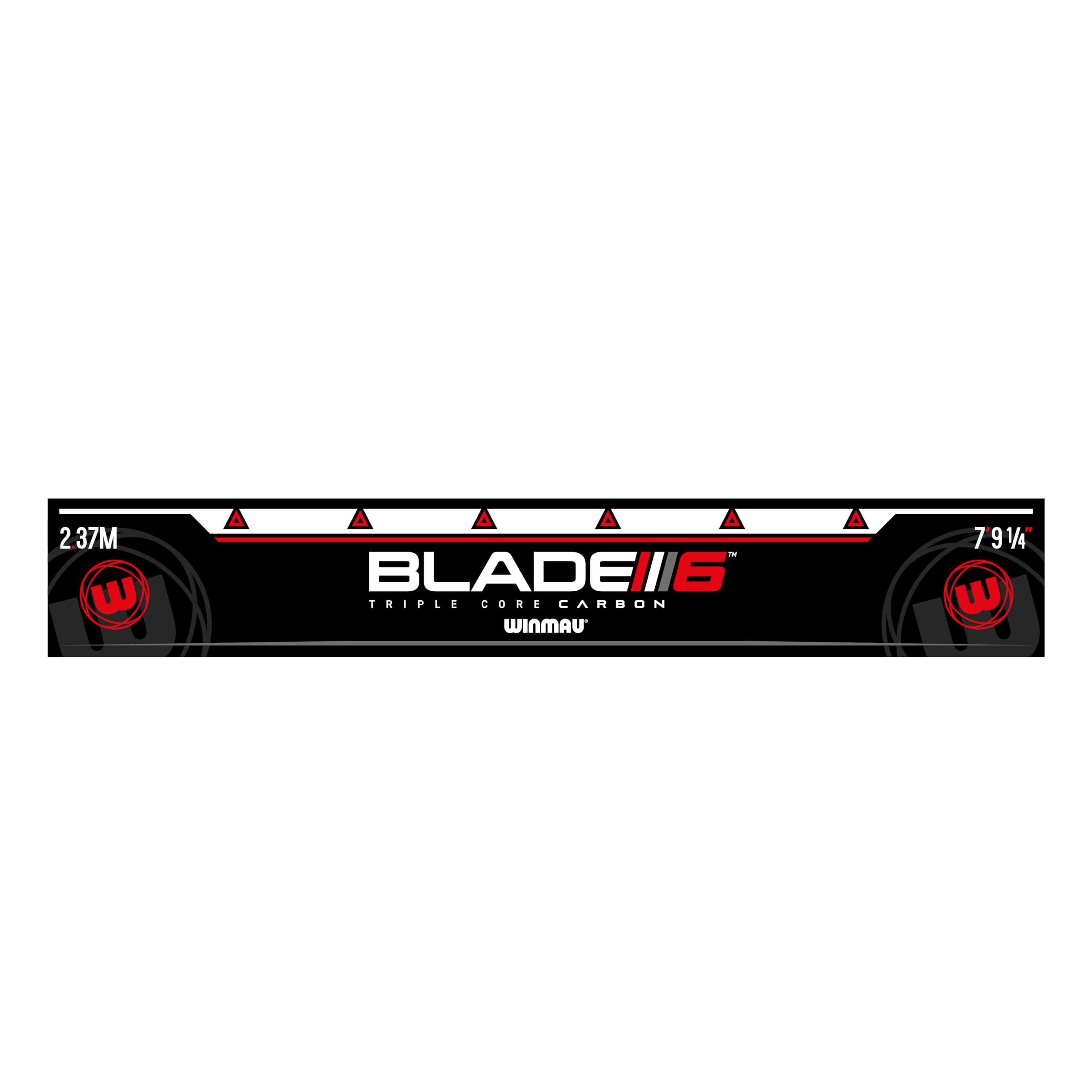 WINMAU Blade 6 Turnierdartscheibe Dartboard Surround Set inklusive Dartscheibe mit Winmau PDC Surround und Oche Linie Abstandslinie