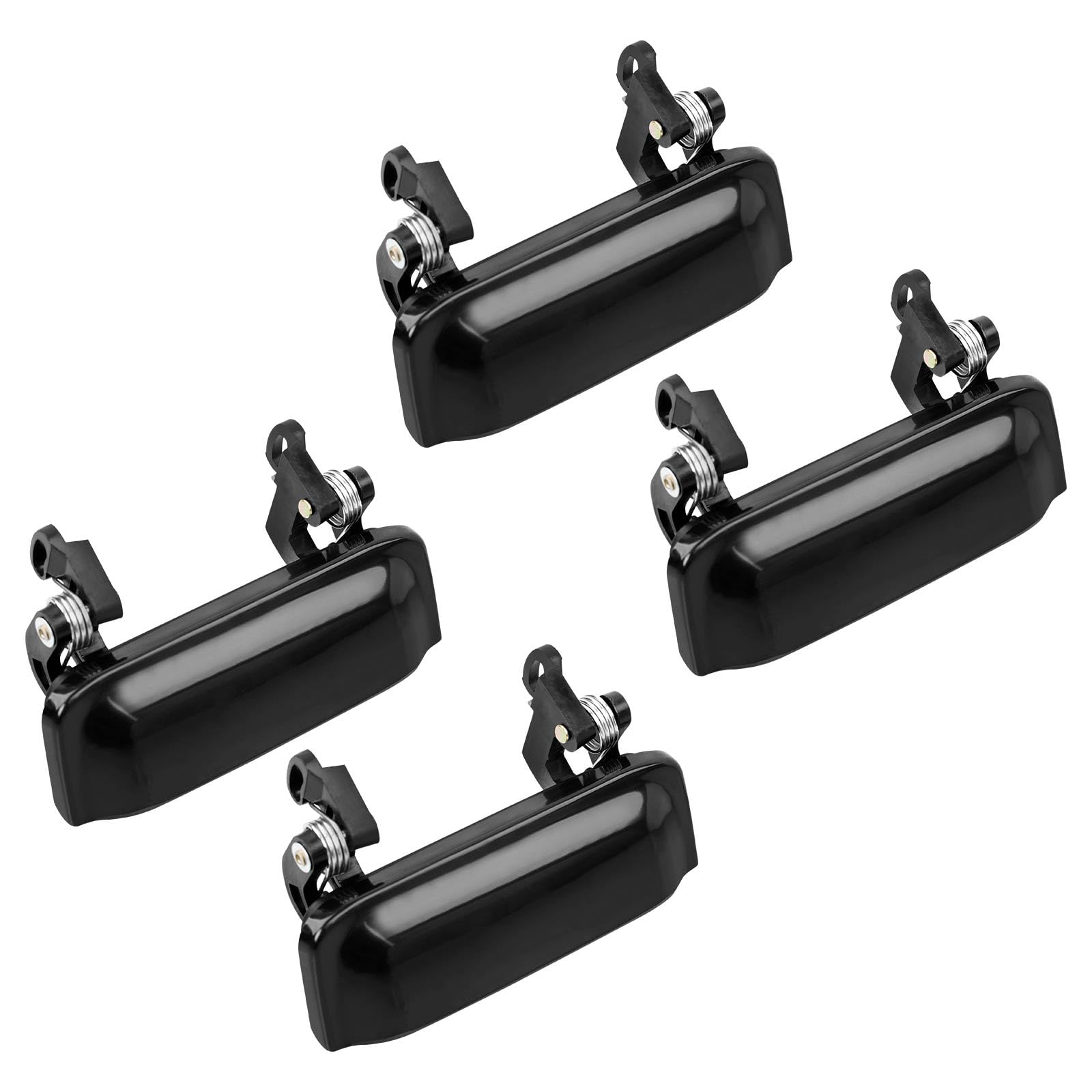 4PCS Exterior Door Handle Front Rear Driver Side, Outside Right Left Passenger Handle, Compatible with 1998-2003 Ford Explorer, 98-01 Mercury