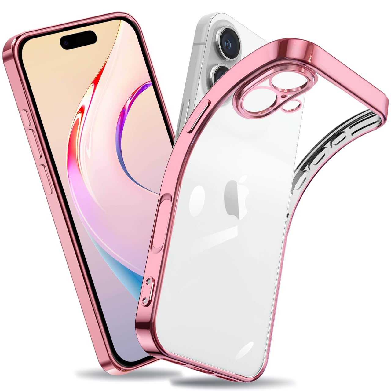 Amazon.co.jp: Montue 対応 iPhone17 ケース クリア 耐衝撃 あい