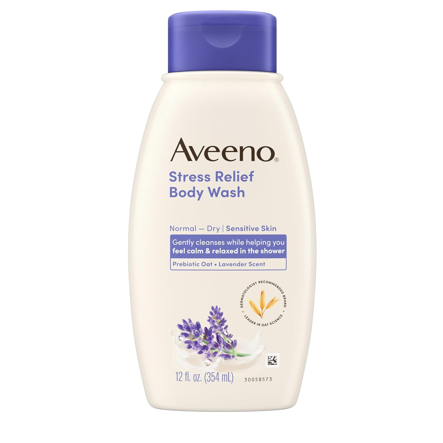Aveeno Stress Relief Body Wash with Soothing Oat, Lavender, Chamomile & Ylang-Ylang