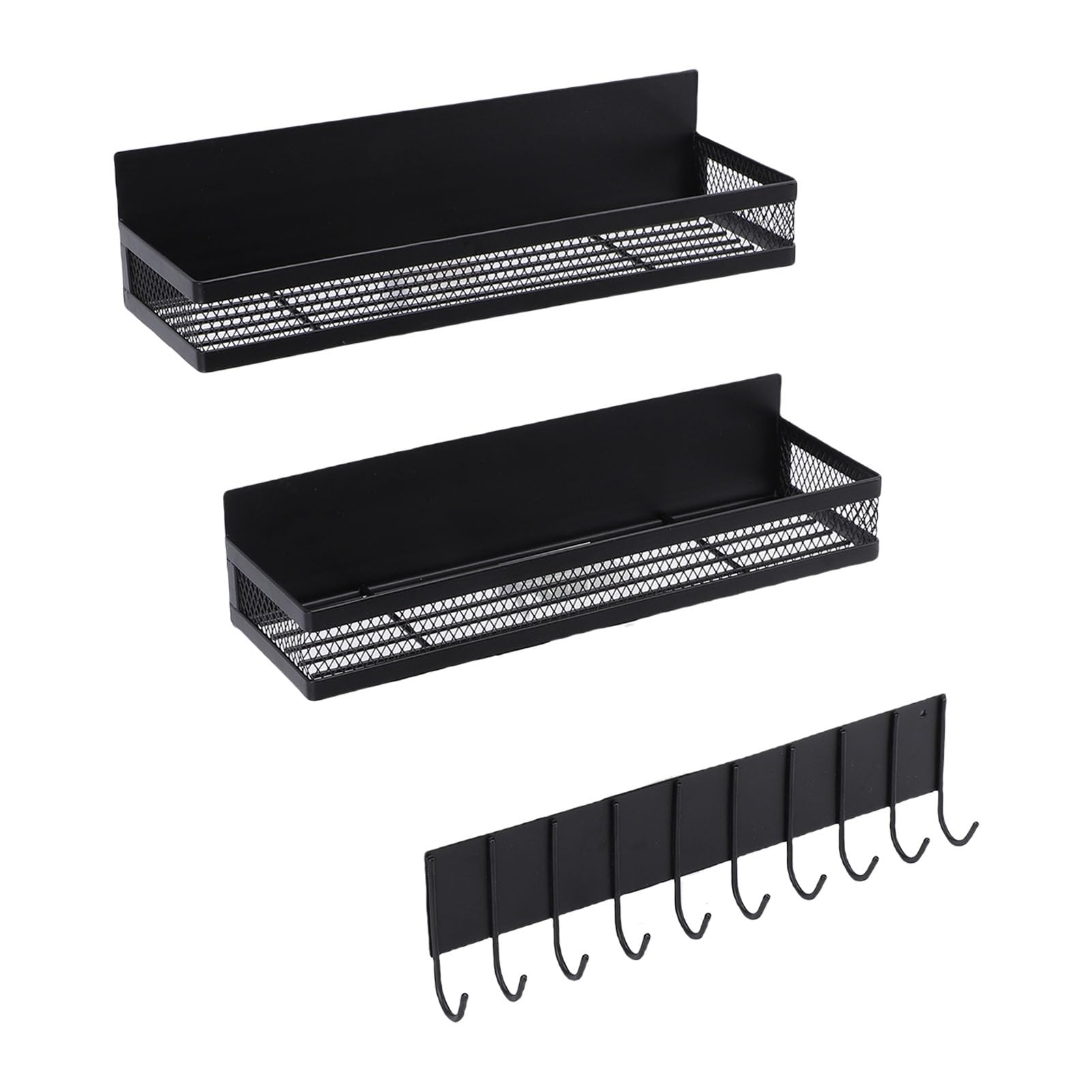 Fockety Scaffale Magnetico per Frigorifero, Organizer Metallico con