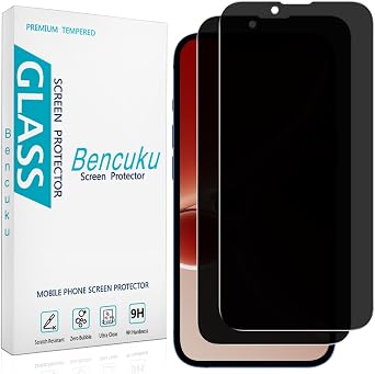 2 Pack Privacy Screen Protector for iPhone 13 Pro Max / 14 Plus