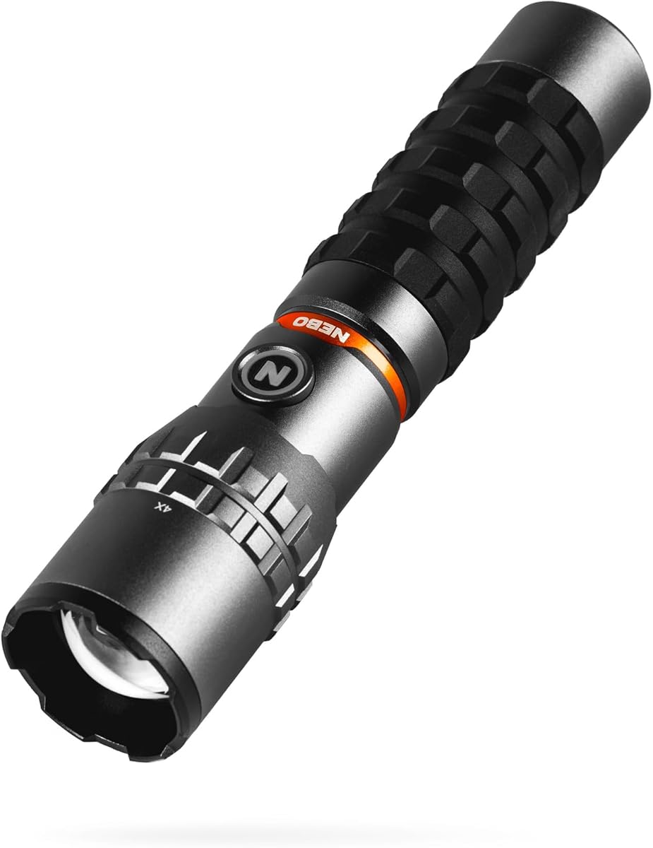 NEBO Slyde King 2K - 2000 Lumen Rechargeable Torch &amp; 500 Lumen Work Light - 5 Light Modes with Magnetic Base