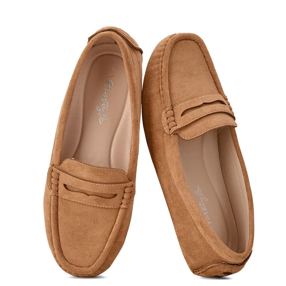 Women's Loafers, Comfy Dressy Flats, Slip-On Penny Loafers & Moccasins with Cushioned Footbed, Lightweight Business Casual Shoes for Office, Walking & Travel (2025)-image-46
