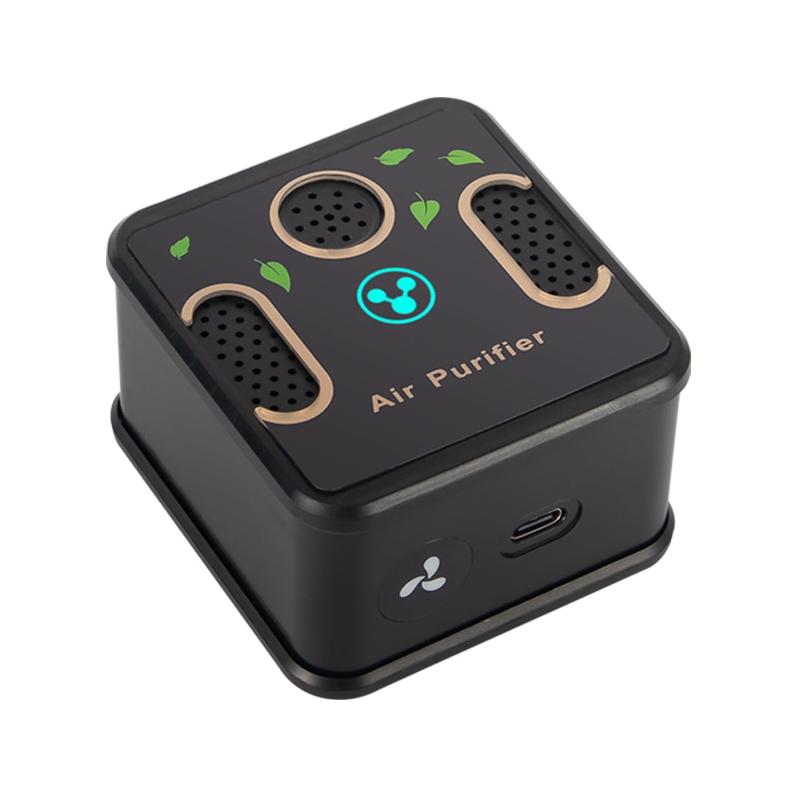 TERRIFI Ionizer Odor Eliminator Machine, Portable Quiet Air Ionizer Purifier for Home, Bedroom, Toilet, Kitchen, Pets, Smoke, and Car (1PCS)