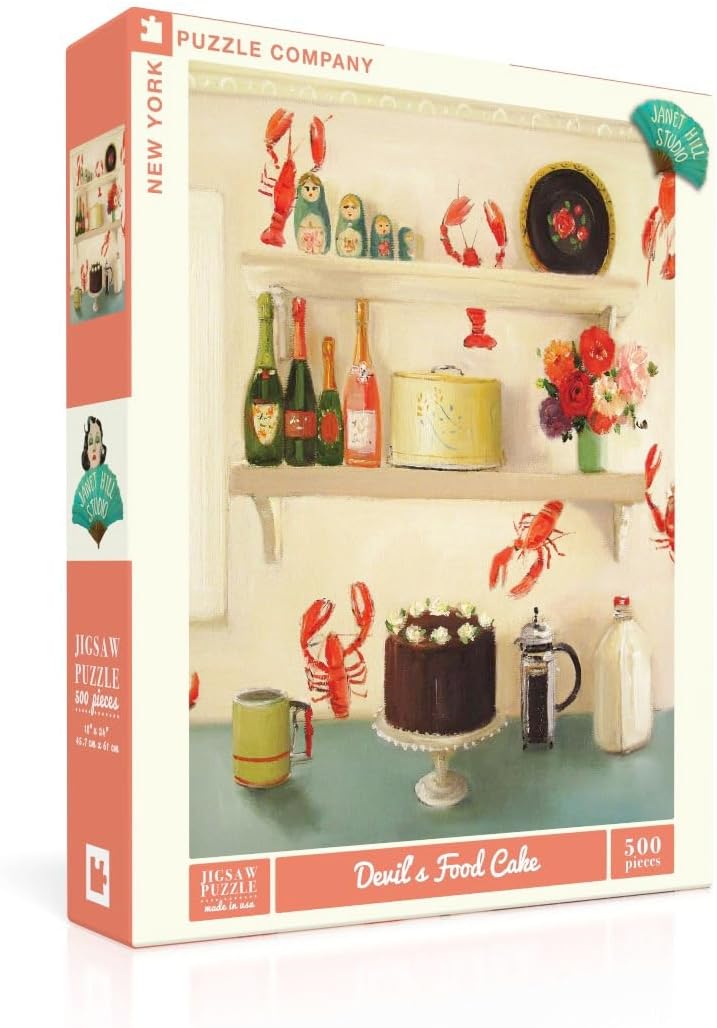 New York Puzzle Company - Janet Hill Barmaids - 500 Piece Jigsaw Puzzle for Family Game Nights by Janet Hill