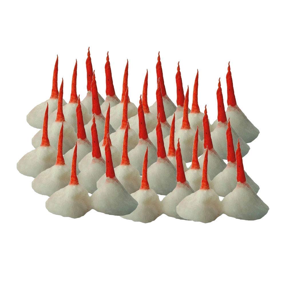 Batti Diya Pooja Batti Kesar Cotton Wicks (White) (Pack of 50)