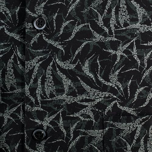 Image of 7-DAYS Men's Premium Formal Printed Shirt - 100% Cotton, Regular Fit, Full Sleeves, with Pocket - Stylish for Special Occasions.