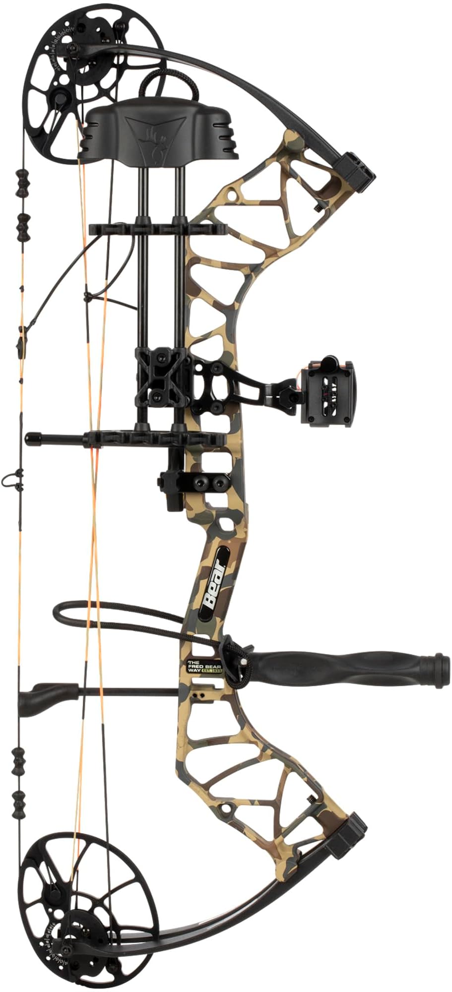Bear Archery Legit Ready to Hunt Compound Bow Package for Adults & Youth, 14”- 30” Draw Length, 10-70 Lbs Draw Weight, Up to 315 FPS, Made in USA, Limited Life-Time Warranty