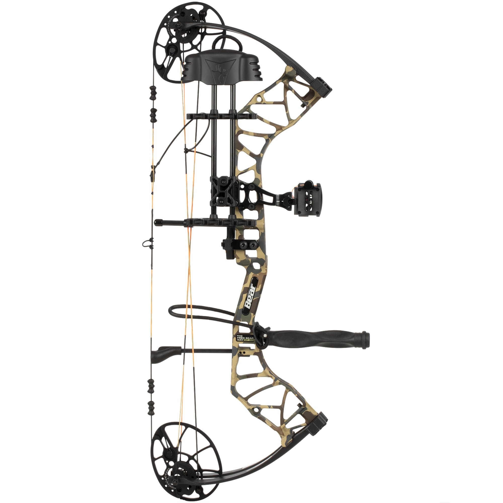 Bear Archery Legit Ready to Hunt Compound Bow Package for Adults & Youth, 14”- 30” Draw Length, 10-70 Lbs Draw Weight, Up to 315 FPS, Made in USA, Limited Life-Time Warranty