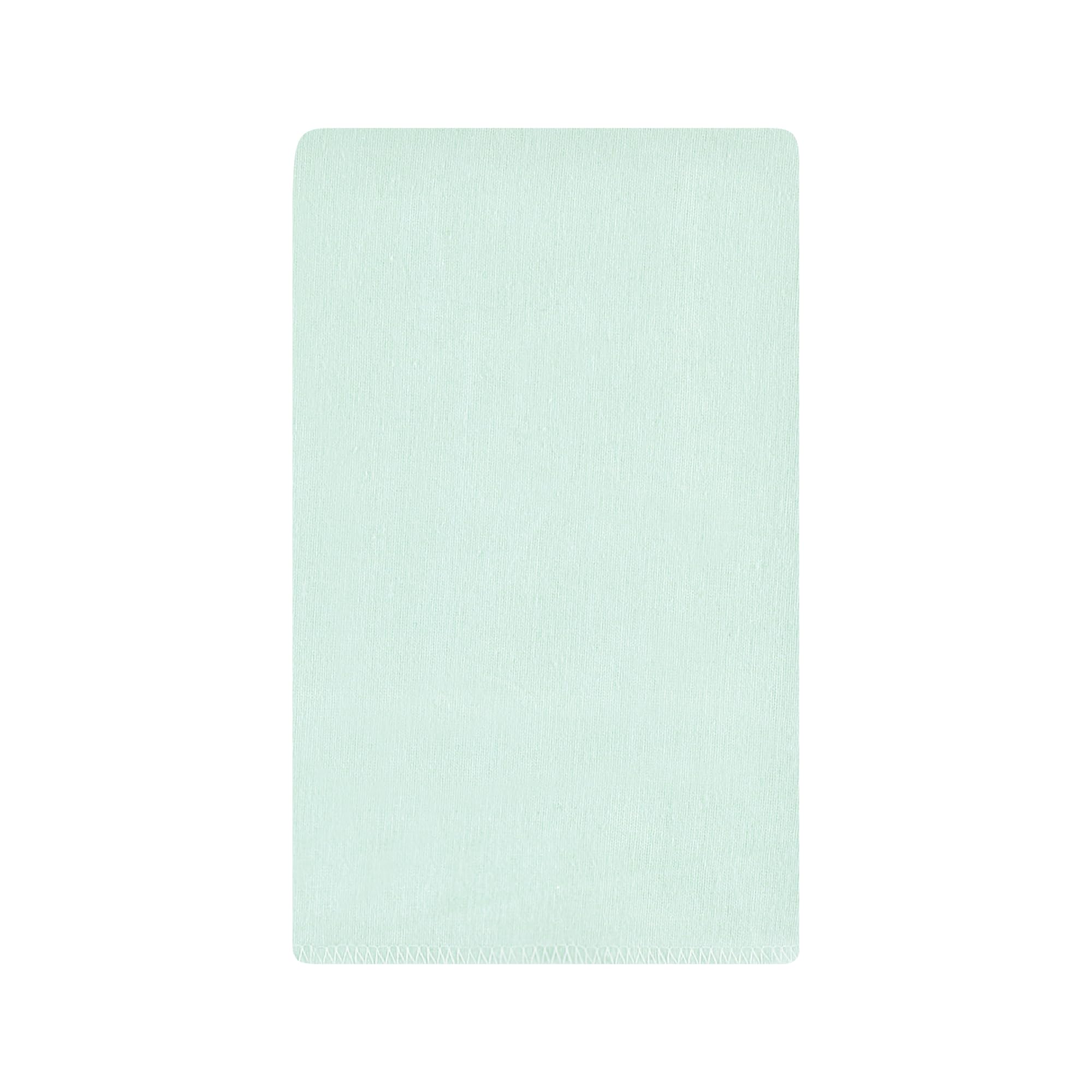 Hudson Baby Cotton Flannel Burp Cloths, Eucalyptus 10-Pack, One Size