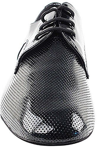 Very Fine Mens Ballroom Dance Shoes Standard & Smooth Tango Wedding Salsa Dance Shoes Black Patent CD9416EB Comfortable Dance Shoes 1" Heel3