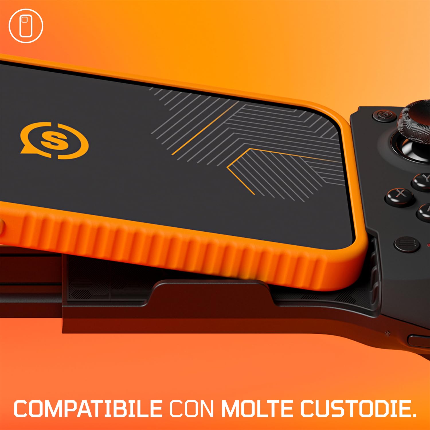 SCUF NOMAD Controller di Gioco Wireless per iPhone Mobili – Palette Posteriori – Analogici Anti-Drift – Bluetooth 5.0 Connettività – PS Remote, Xbox Game Pass, Apple Arcade, Steam Link – Nero