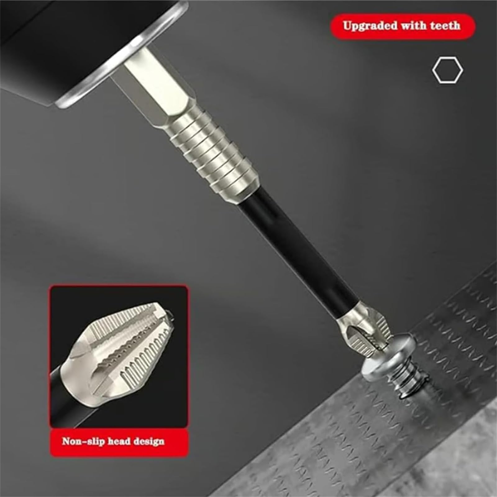 Cradlewaver Drill Bit, High-Magnetic Screwdriver Drill Bit Set, Anti Slip Magnetic Electric Screwdriver Set Alloy Steel for Impact Driver for Home DIY Professional Use (6pcs)