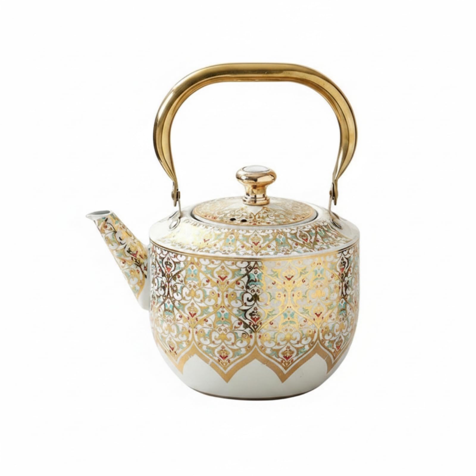 Sharplace Tetera de Acero Inoxidable Tetera Hervidor Jarra Olla con Mango Ergonómico y Vertido sin Goteo Calentamiento Uniforme en Placa Adecuada para Hogar Invitados Colección