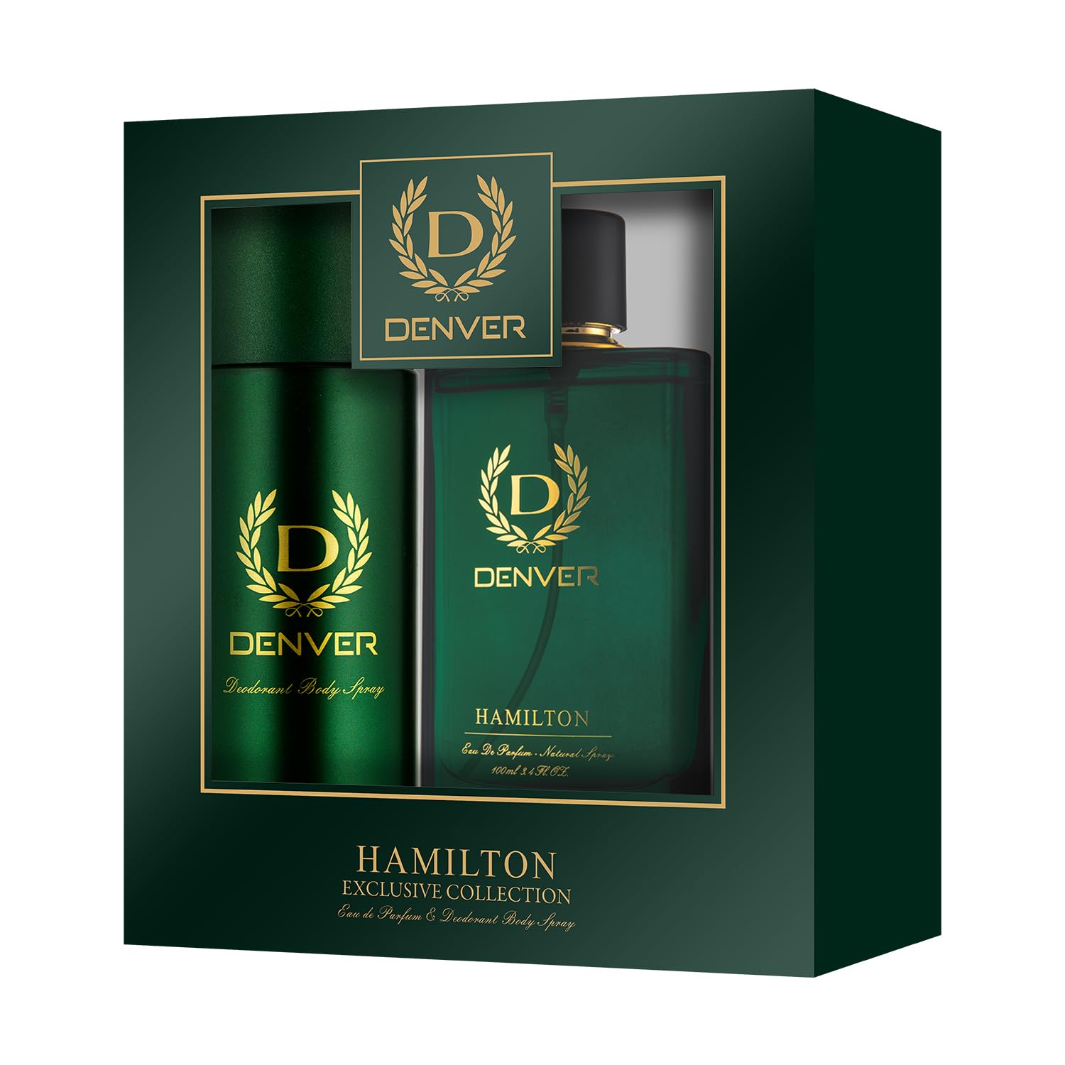 Denver Hamilton Gift Pack - Deodorant 165 ML + Perfume 100 ML