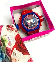 Vista 4 de Spiderman - Reloj de pulsera digital con 24 imágenes para niños y niñas, regalo X-Mas, Digital