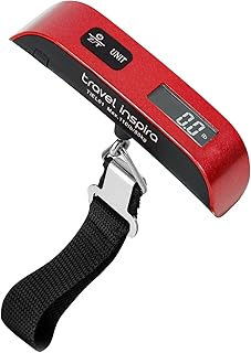 travel inspira Luggage Scale, Portable Digital Hanging Baggage Scale for Travel, Suitcase Weight Scale