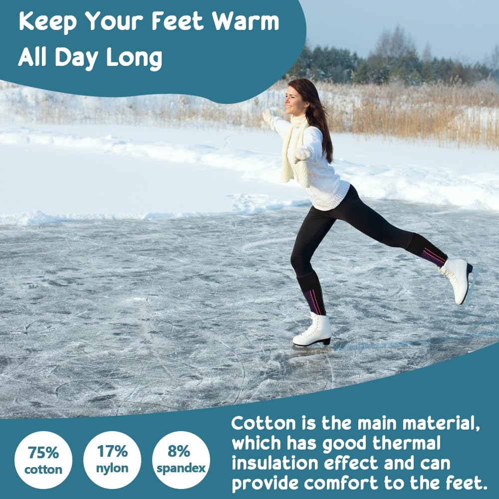 Calze Termiche Da Sci Per Donna - 2 Paia, Taglia 33-39 - Foto 2