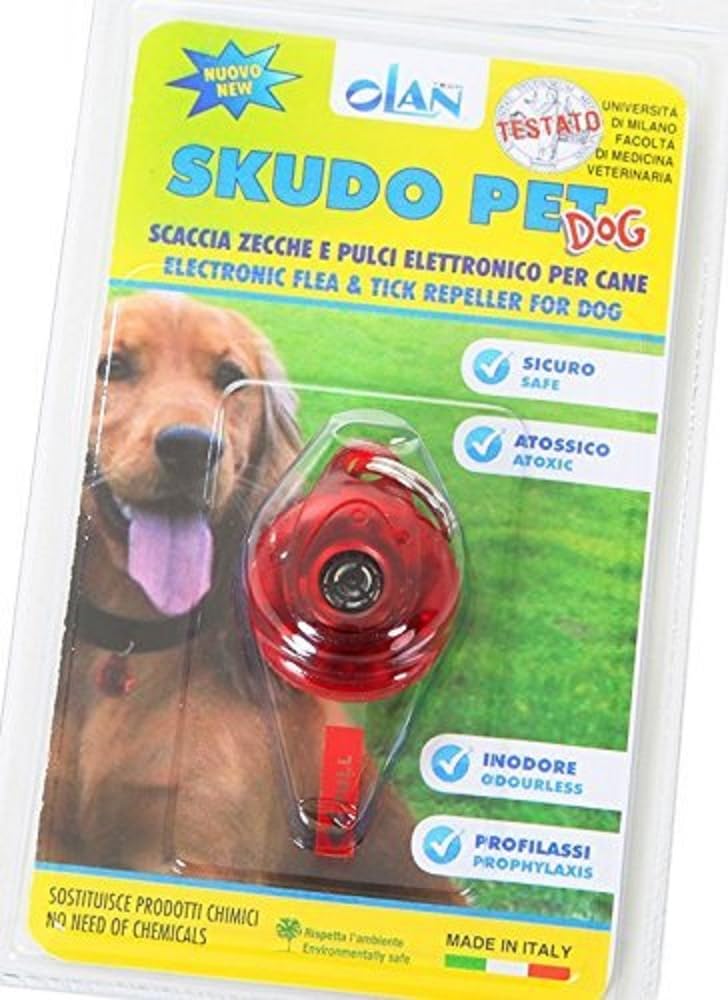 ICA SK1 Ahuyentador Electrónico contra Pulgas y Garrapatas para Perros