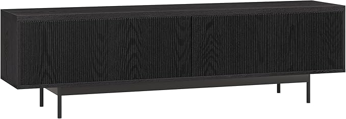 Henn&Hart Rectangular TV Stand for TV's up to 75