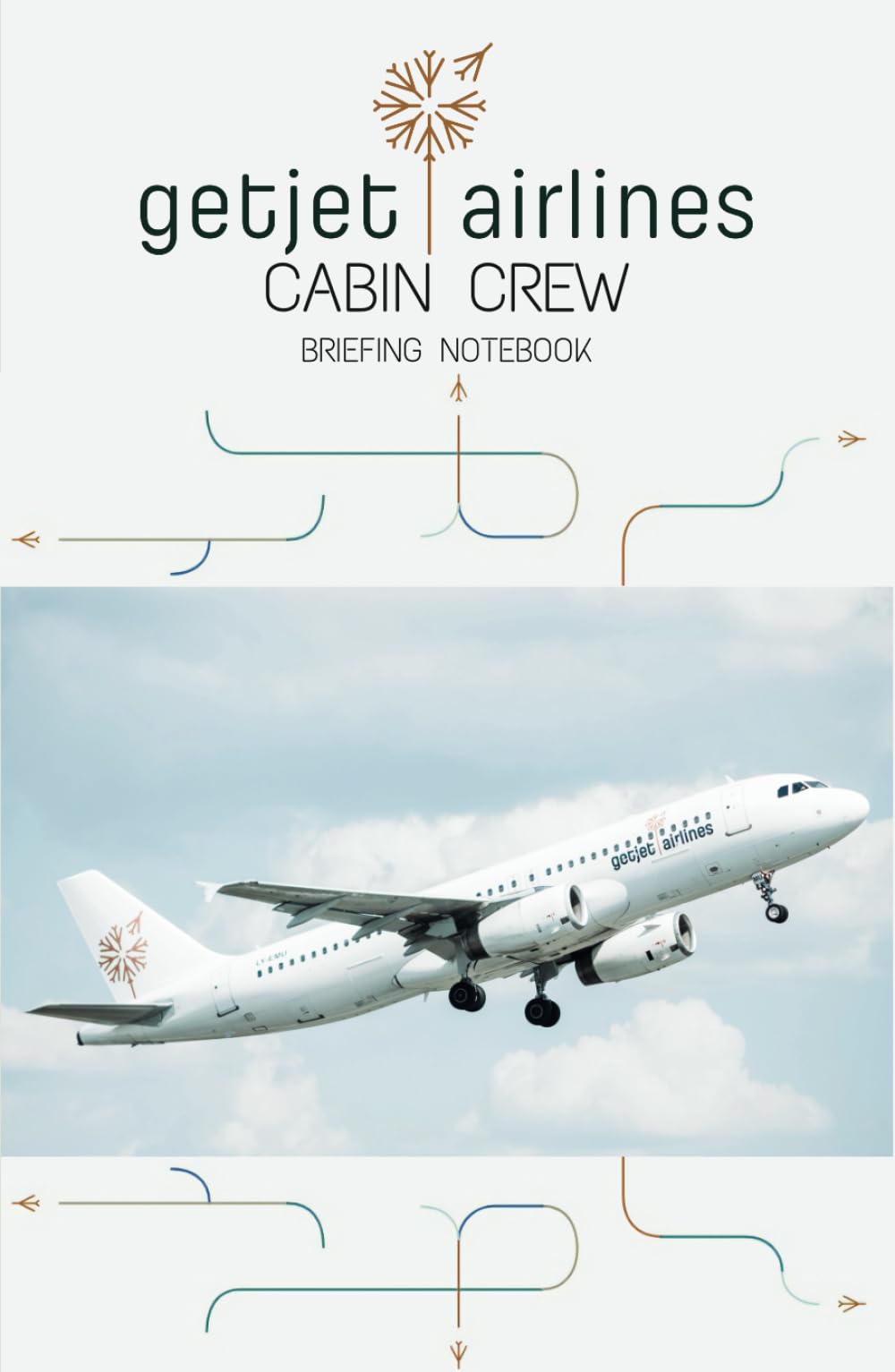 CABIN CREW BRIEFING NOTEBOOK: Detail cabin crew briefing notebook | 106 Pages, 5.5 x 8.5 in