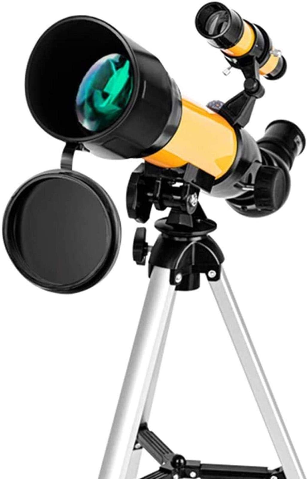 Teleskop dla początkujących dzieci, astronomiczny teleskop podróżny, teleskop refraktorowy 70 mm, świetny prezent astronomiczny dla dzieci do odkrywania przestrzeni księżycowej, pakiet 1, do użytku